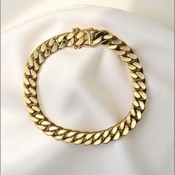 Massives Flachpanzerarmband