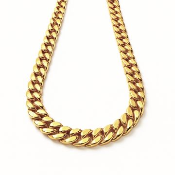 Unisex Halskette in 585er Gelbgold