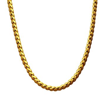 Lange Halskette in 750er Gold
