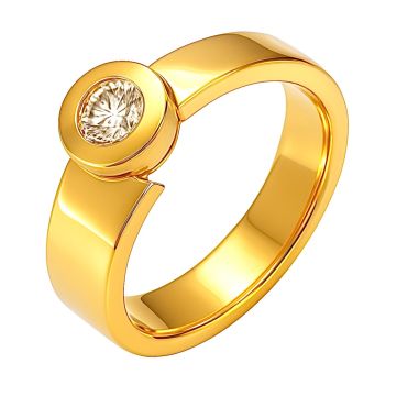 Hochwertiger Brillantring in 585er Gold