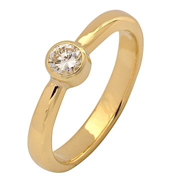 Brillantsolitär – 0,51ct – 585er Gold