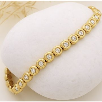 Tennisarmband mit 35 Brillanten