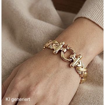 Luxeriöses, brillantbesetztes Armband