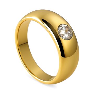 Goldener Brillantring für Damen!