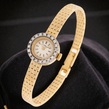 Aparte Damenarmbanduhr von CHOPARD in 750er Gold