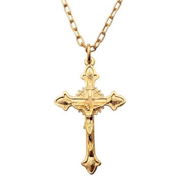 Halskette mit Kreuz Anhänger in 750er Gold