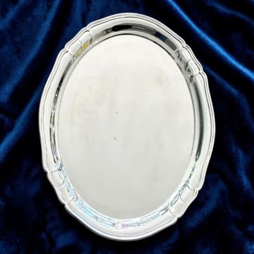 Ovale Servierplatte um 1900-1920 sehr groß ( 50 cm )