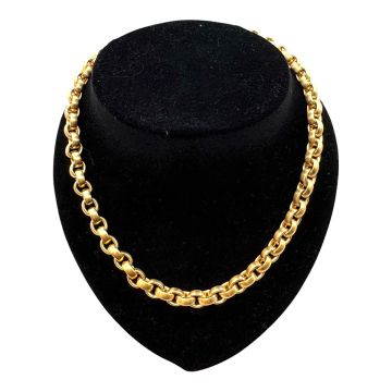 Massives Collier mit Brillant am Verschluss