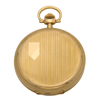Elegante Savonette von Corgément in 585er Gold, Art Déco