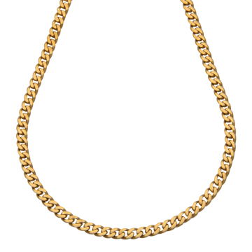 Halskette in 585er Gold – Panzerkette